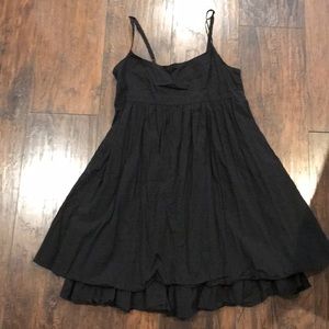 Target size L babydoll black dress
